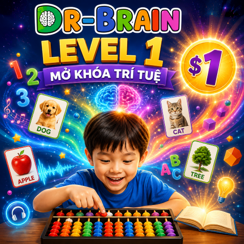 Mở khóa trí tuệ Dr-Brain 1 chỉ $1/ tháng